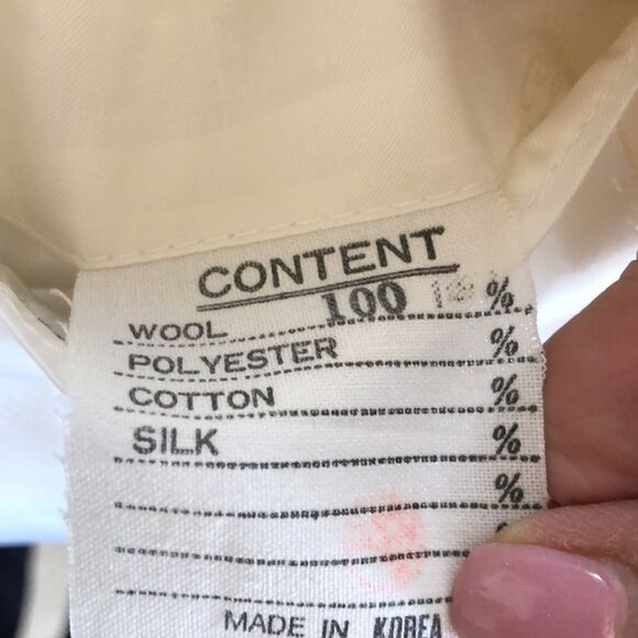 Countess Mara Wool Blazer Size 42 L GUC Cream - Picture 5 of 8